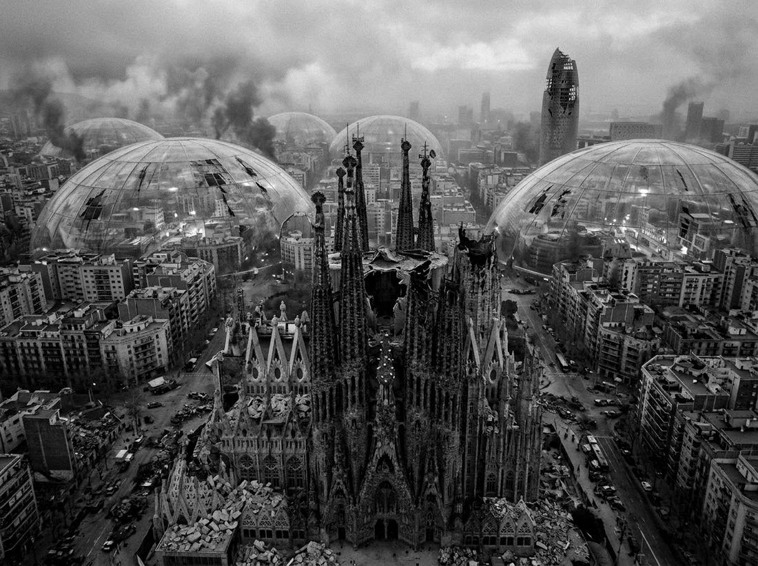 Barcelona en ruinas después de La Tercera